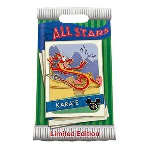 Disney Parks Mulan Mushu Karate Trading Cards Series Limited Edition Pin